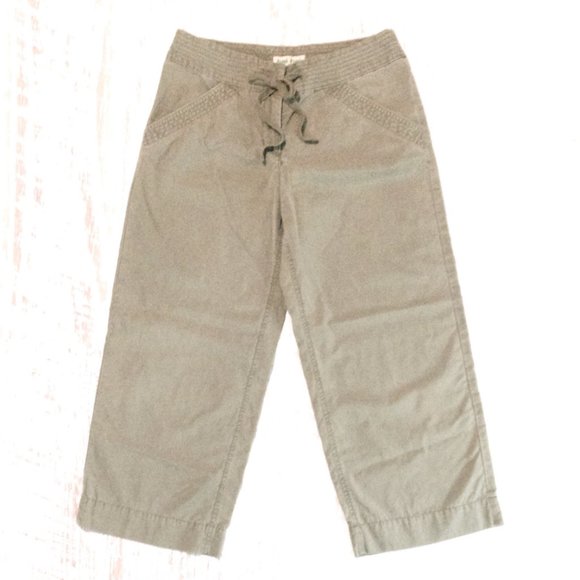 Pre-🖤 Hei Hei Anthro Drawstring Wide Ankle Khakis - Picture 1 of 4